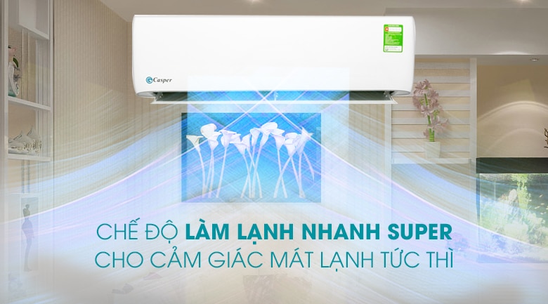 KC-18FC32, làm mát nhanh chóng