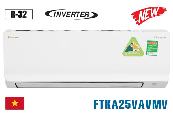 FTKA25VAVMV, Điều hòa Daikin 9000 BTU 1 chiều inverter [2021]