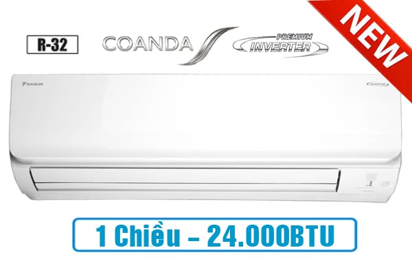 Điều hòa Daikin 24000btu 1 chiều inverter FTKC71UVMV