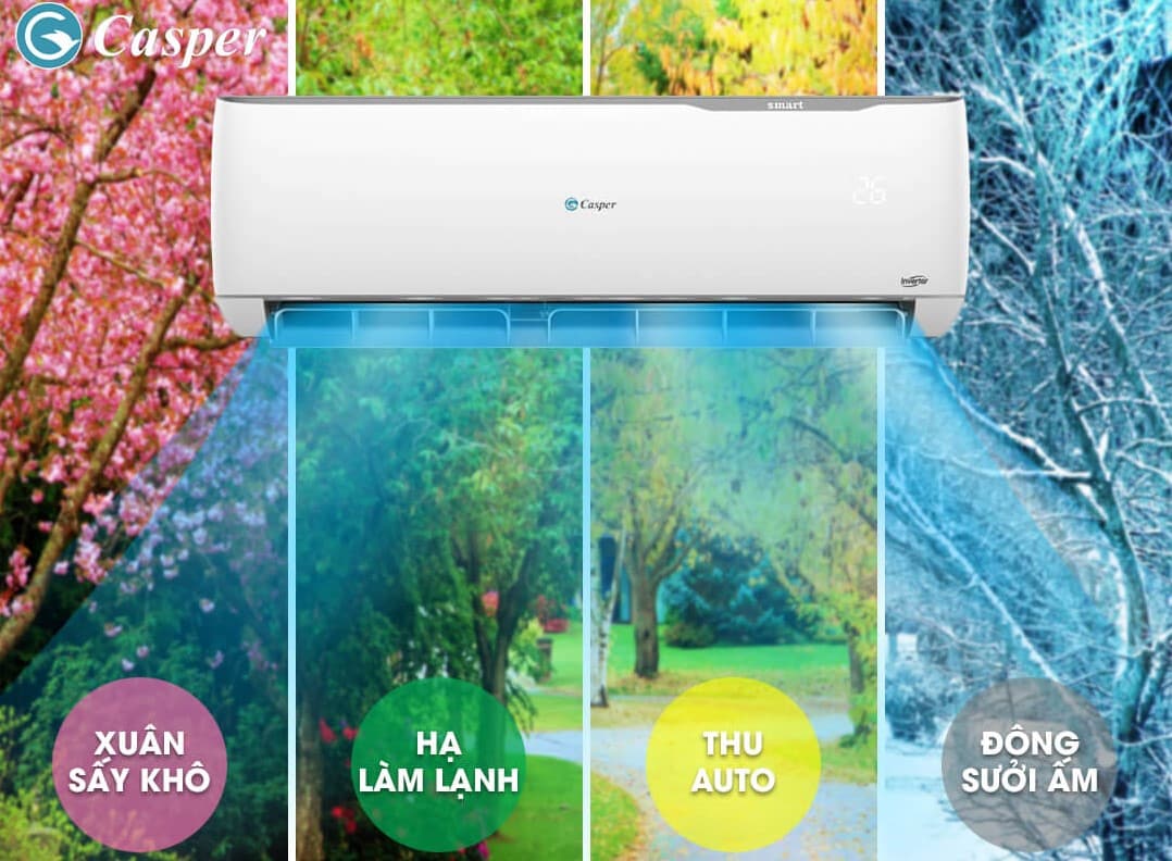 Điều hòa 2 chiều Casper GH-12TL32