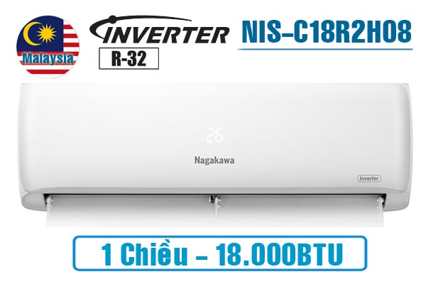 Điều hòa Nagakawa inverter 18000BTU 1 chiều NIS-C18R2H08