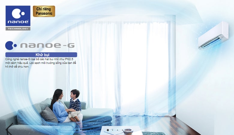 Điều hòa Panasonic N12WKH-8 công nghệ nanoe diệt khuẩn