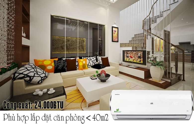 Điều hòa Sumikura 1 chiều 24000btu APS/APO-H240/Citi - 2021