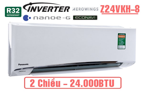 Điều hòa Panasonic Z24VKH-8 24000BTU 2 chiều inverter
