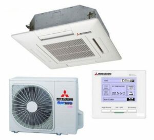 Điều hòa âm trần Cassette Mitsubishi 2 chiều Inverter 18.000Btu (FDT50VG/SRC50ZSX-S)